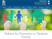 Tablet Screenshot of habitatfwb.org